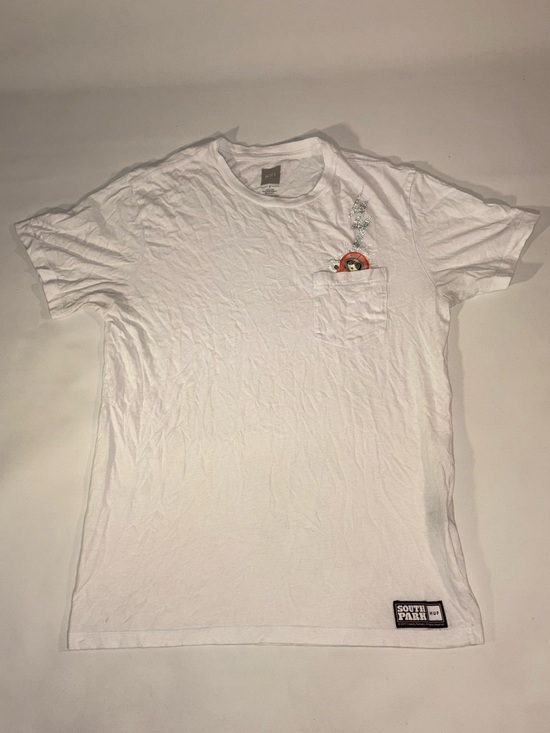 South Park Other - ⚡️ HUF X SOUTH PARK KENNY THUNDERSTRUCK LIGHTNING STRIKE WHITE POCKET T-SHIRT ⚡️